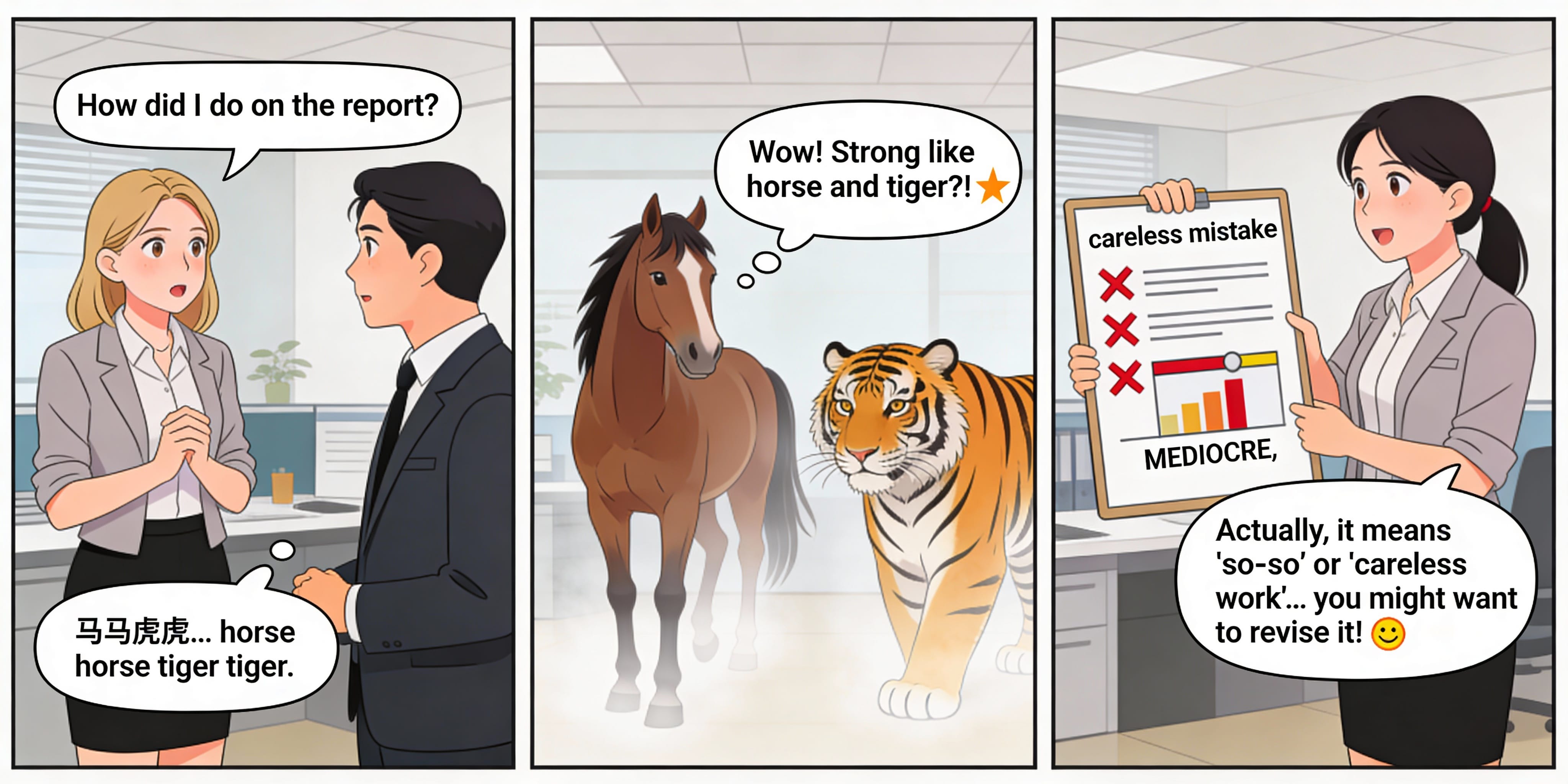 Horse horse tiger tiger